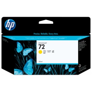 Cartouche d'encre HP Designjet 72 130 ml jaune Cartouche d'encre HP Designjet 72 130 ml jaune