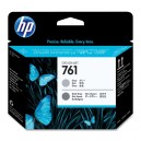 HP 761 tête d'impression gris et gris foncé