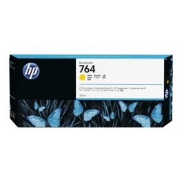 Cartouche d'encre HP Designjet 764 - Jaune - 300ml