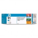 Cartouche d'encre HP Designjet 91 - Cyan - 775 ml