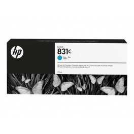 HP 831C - Cartouche d’encre Latex Cyan 775 ml