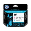 Tete d'impression HP Designjet 771 magenta clair et cyan clair