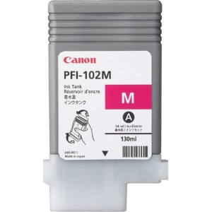 Cartouche d'encre Canon PFI-102M 130ml Magenta