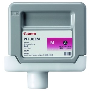 Cartouche d'encre Canon PFI-303M 330ml Magenta